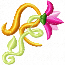 Flowers Embroidery Design 11 Flowers Embroidery Design 11